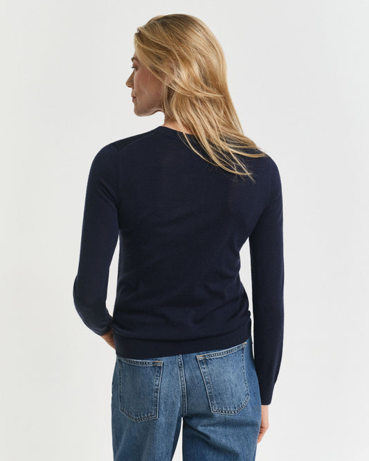 Pull ras du cou en laine mérinos extra fine