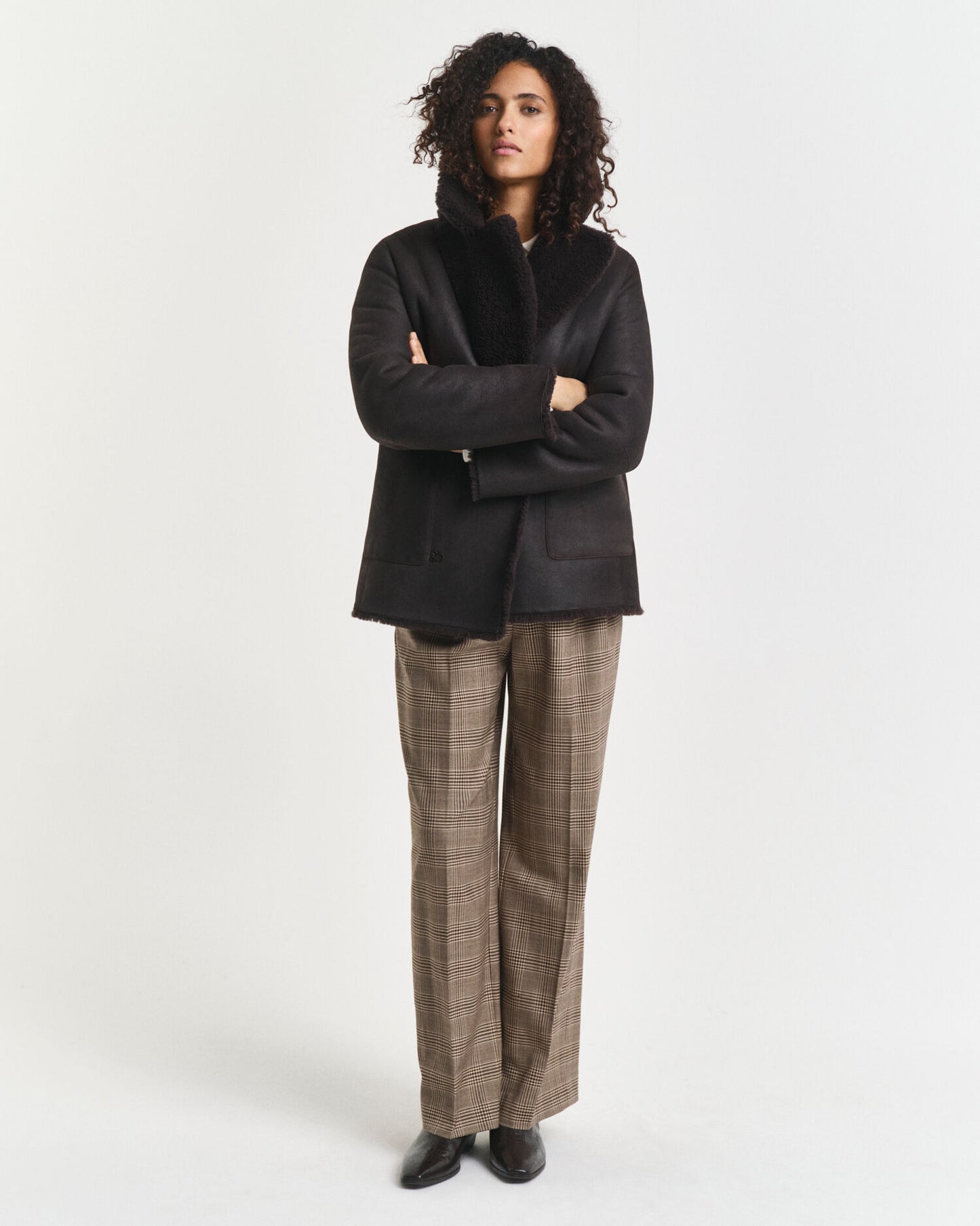 Wende-Lammfell-Cabanjacke