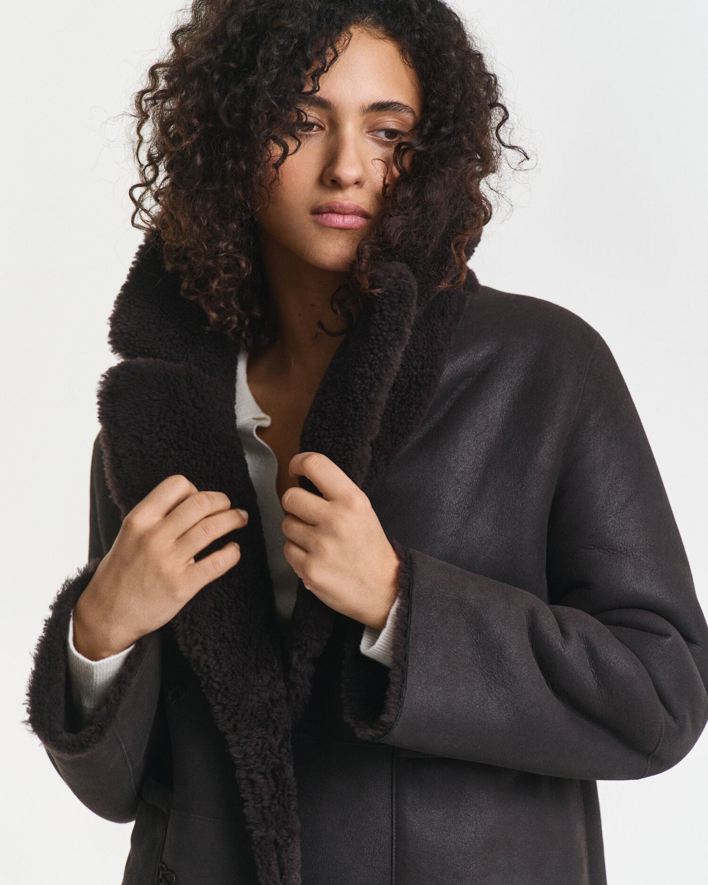 Wende-Lammfell-Cabanjacke