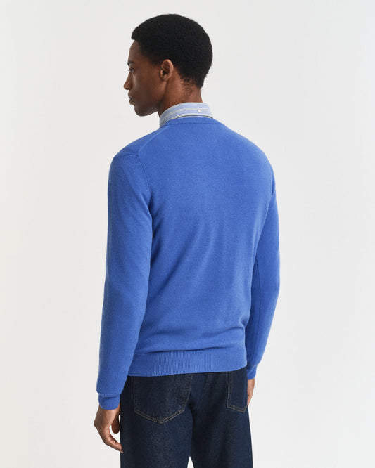 Pull en agneau mérinos extrafin à col en V