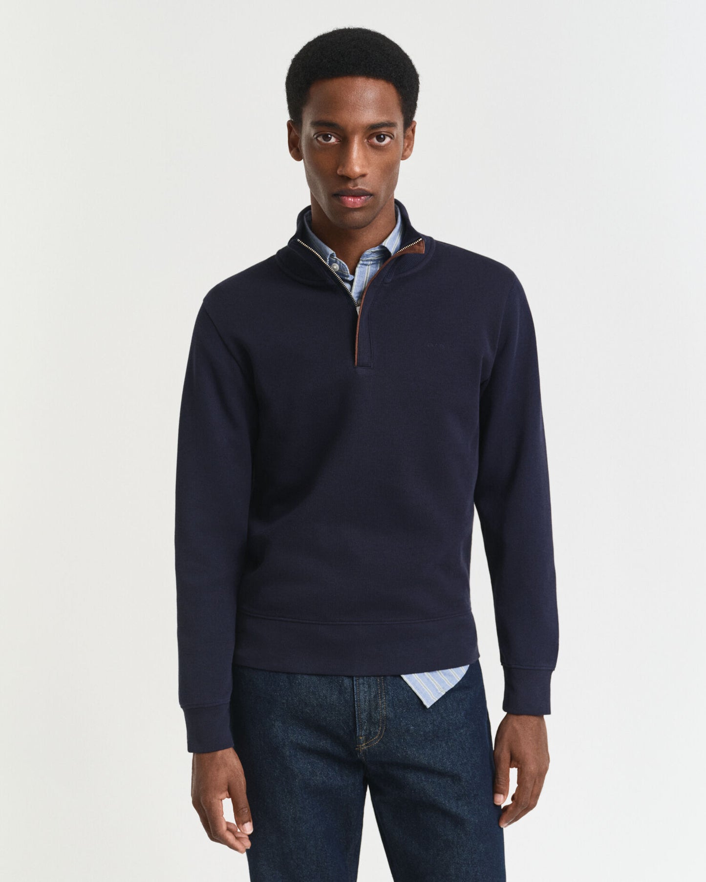 Sweat-shirt Sacker Rib à demi-glissière