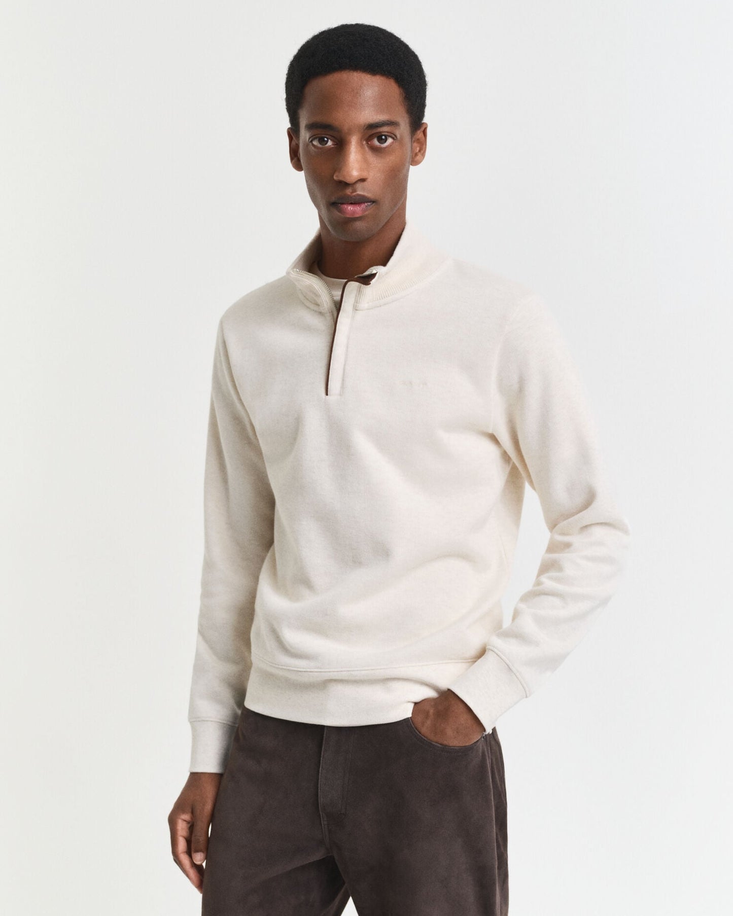 Sweat-shirt Sacker à demi-zip
