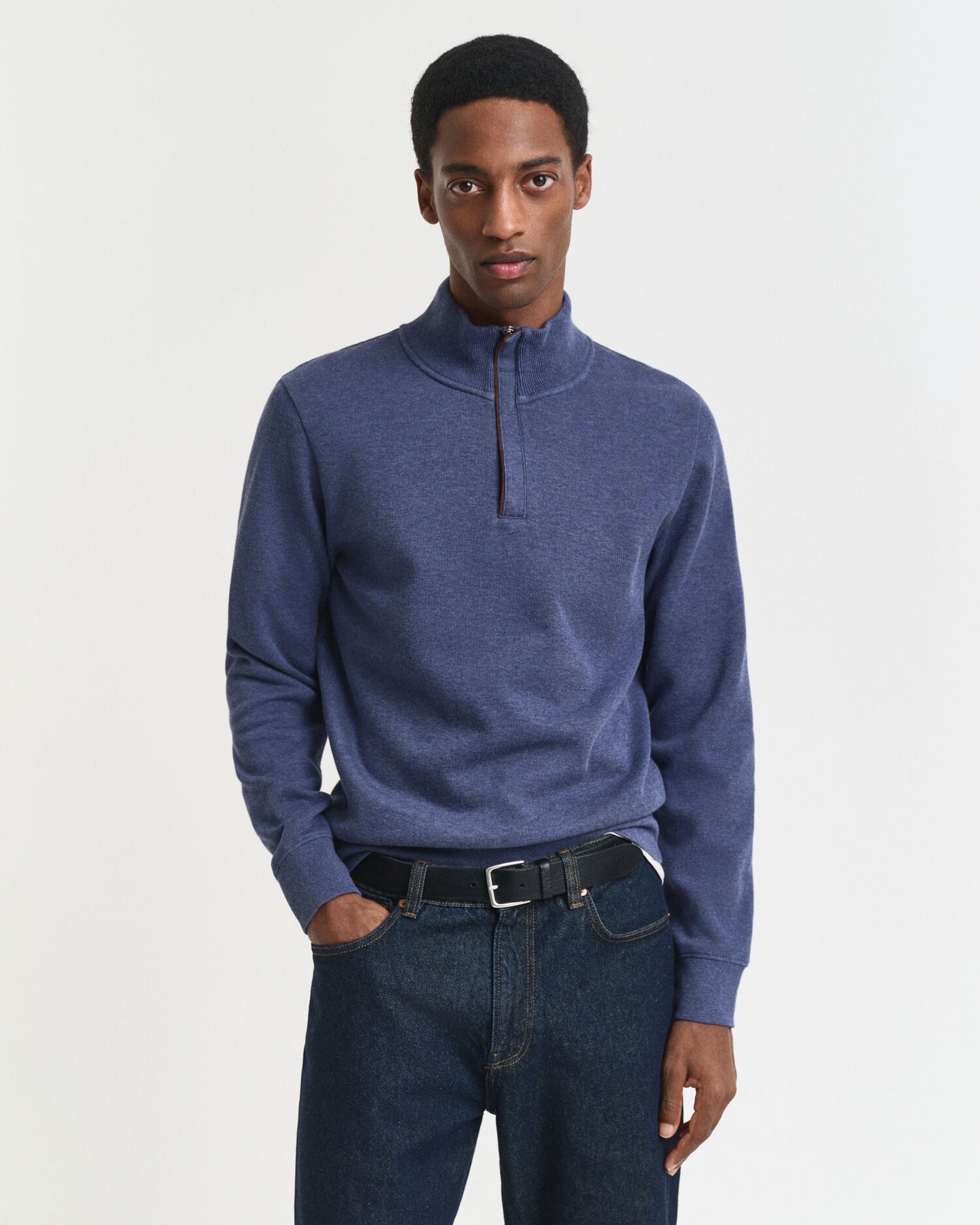 Sweat-shirt Sacker Rib à demi-glissière