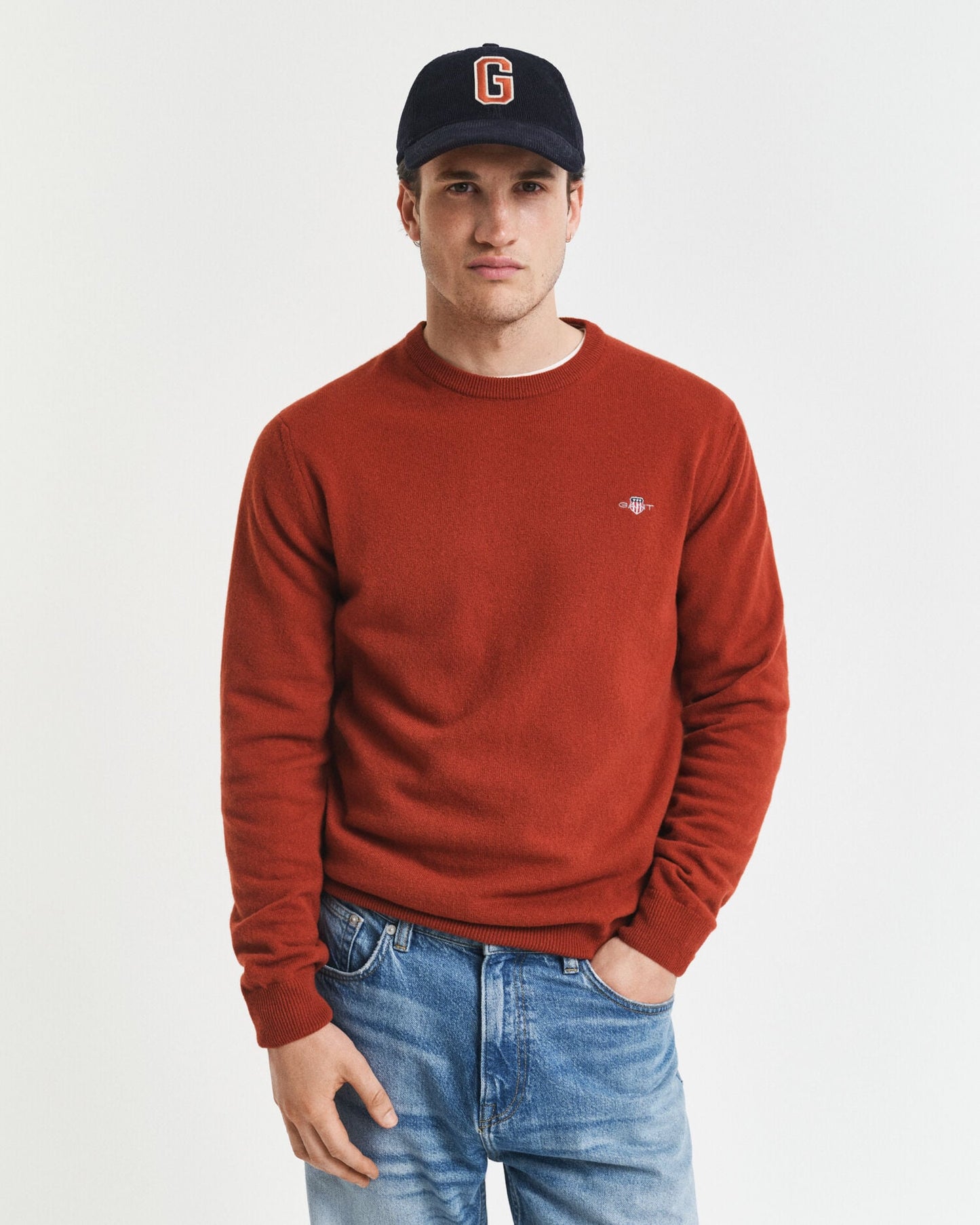 Pull ras du cou en laine d'agneau ultra-fine