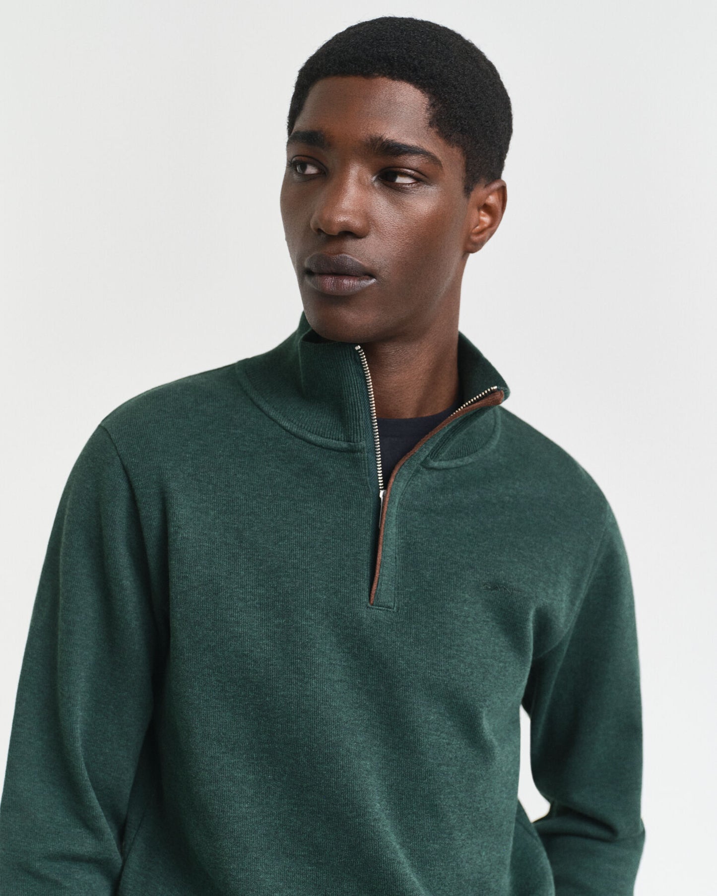 Sweat-shirt Sacker Rib à demi-glissière