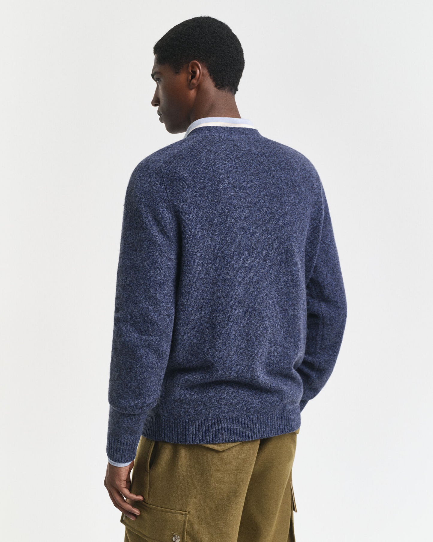 Gilet mouliné en mélange de laine