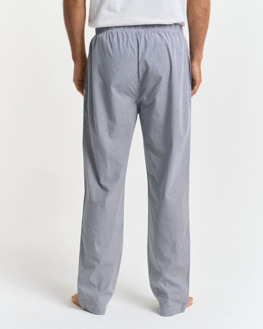 Pantalon de pyjama en popeline rayée