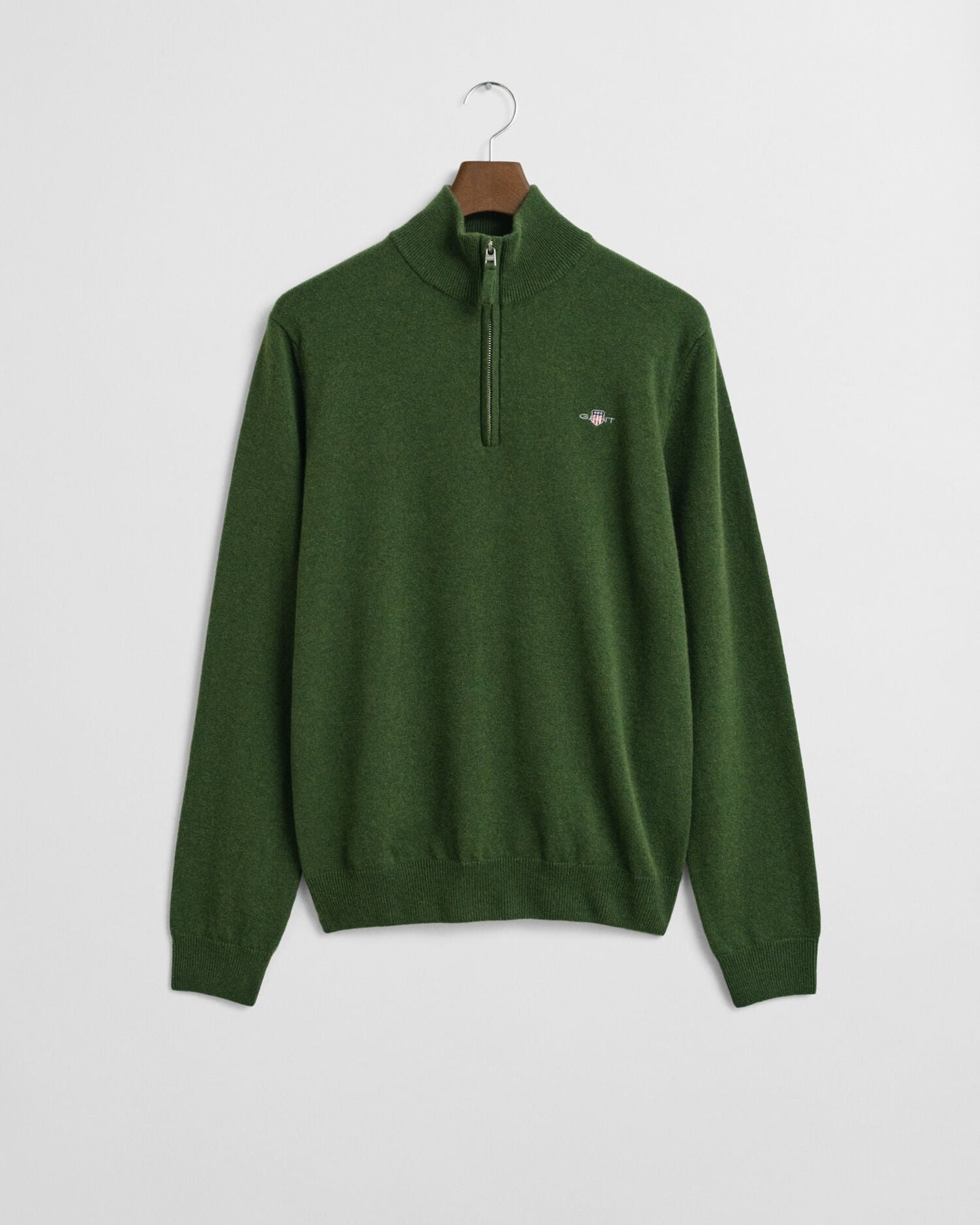 Pull demi-zippé en agneau super fin