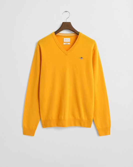 Pull en lambswool ultrafin à col en V