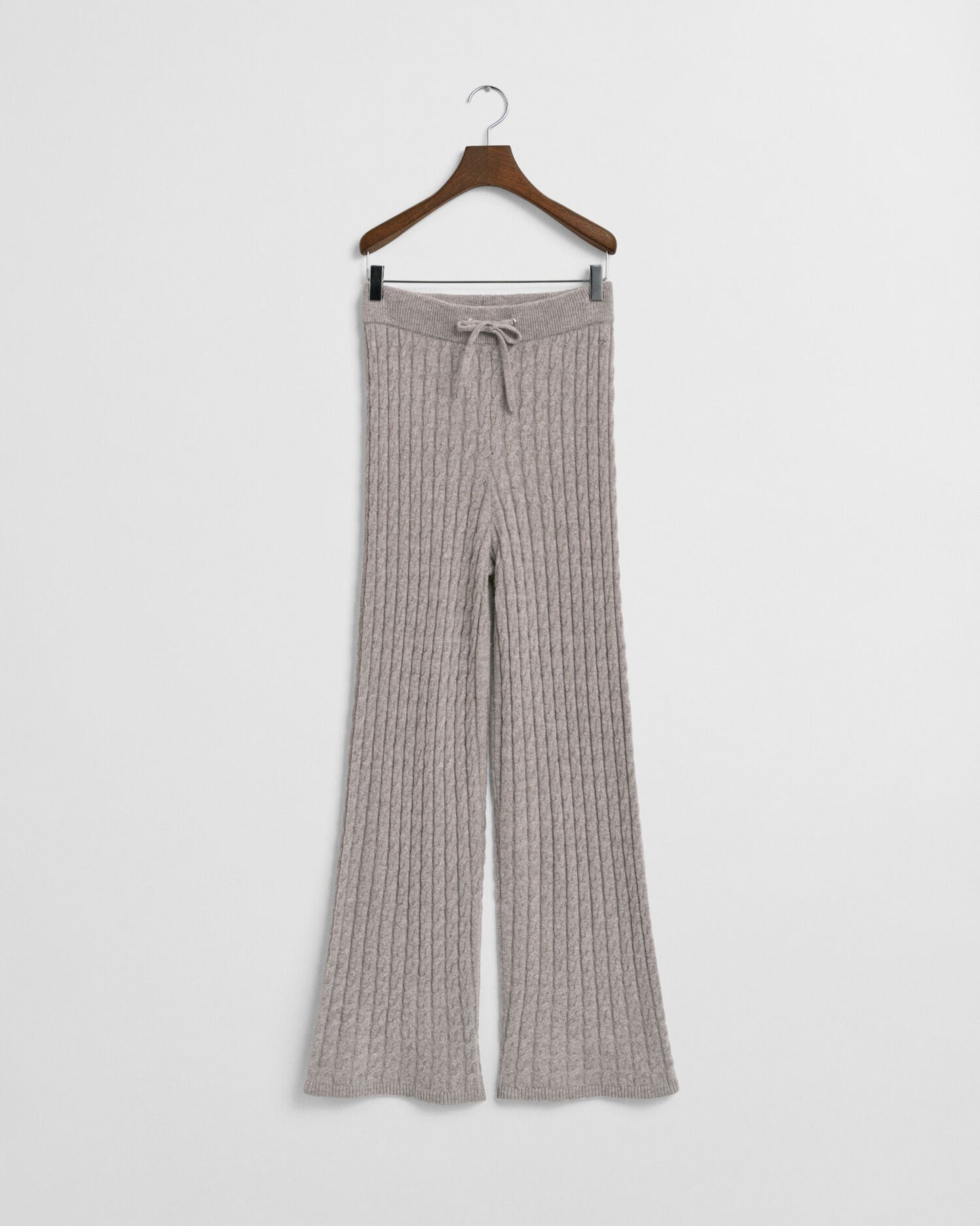 Kabelstrickhose aus Wolle